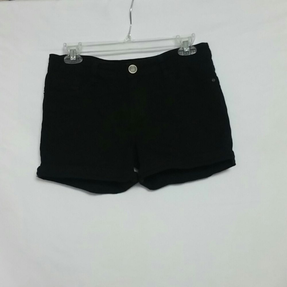 Red Blue Denim Women Blue Shorts Size 5